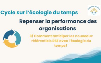 Cycle sur l’écologie du temps (épisode 3 ) : Une nouvelle conception de la RSE : vers une approche par l’impact sur les équilibres organisationnels